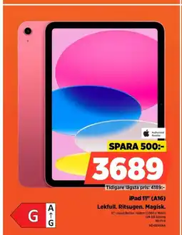 Power iPad 11" (A16) MD4E4KNA erbjuda