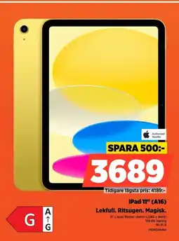 Power iPad 11" (A16) MD4D4KNA erbjuda