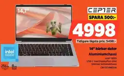 Power CEPTER 14" bärbar dator CBYTE14N8256 erbjuda