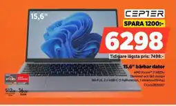 Power CEPTER 15,6" bärbar dator CCLOUD315R7 erbjuda