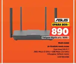 Power ASUS Mesh-router ASRTBESOBK erbjuda