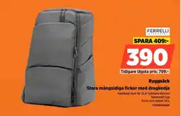 Power FERRELLI Ryggsäck erbjuda