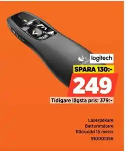 Power Logitech Laserpekare 910001356 erbjuda