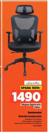 Power Kontorsstol DOC300BK erbjuda