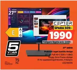 Power CEPTER 27" skärm CE27NOVA erbjuda