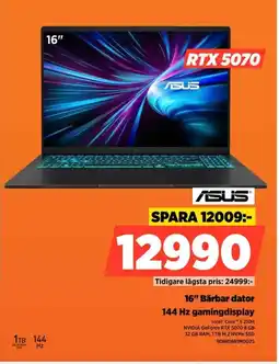 Power ASUS 16" Bärbar dator 90NB16R1M0025 erbjuda