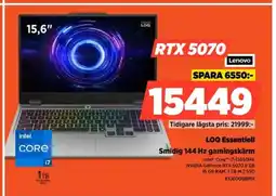 Power Lenovo LOQ Essentiell 83JE00QBMX erbjuda