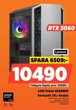 Power Lenovo LOQ Tower 26ADR10 91DF0030MW erbjuda