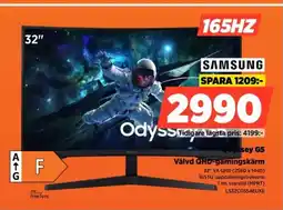 Power SAMSUNG Odyssey G5 LS32CG554EUXE erbjuda
