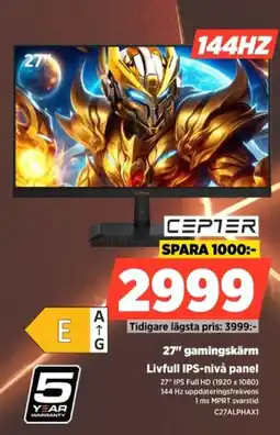 Power CEPTER 27" gamingskärm C27ALPHAX1 erbjuda