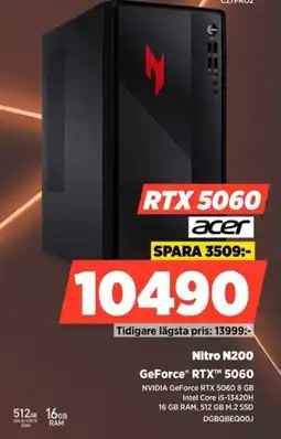 Power ACER Nitro N200 DGBQBEQOOJ erbjuda
