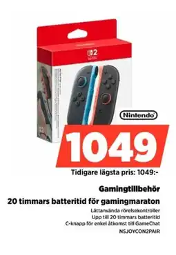 Power Nintendo Gamingtillbehör NSJOYCON2PAIR erbjuda