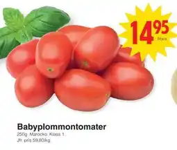 Matöppet Babyplommontomater, SEK 14.95 erbjuda