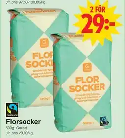 Matöppet Florsocker, SEK 29 erbjuda