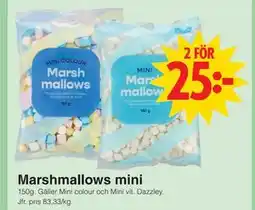 Matöppet Marshmallows mini, SEK 25 erbjuda