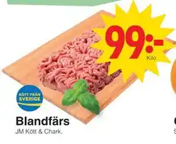Matöppet Blandfärs, SEK 99 erbjuda
