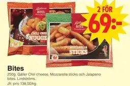 Matöppet Bites, SEK 69 erbjuda