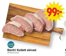 Matöppet Benfri Kotlett skivad, SEK 99 erbjuda