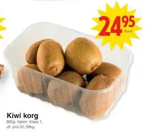 Matöppet Kiwi korg, SEK 24.95 erbjuda