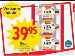 Matöppet Bacon, SEK 39.95 erbjuda