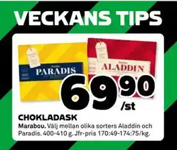 Coop CHOKLADASK, SEK 69.9 erbjuda
