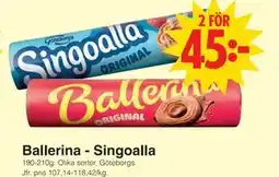 Matöppet Ballerina - Singoalla, SEK 45 erbjuda