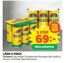 Coop LÄSK 6-PACK, Medlemspris erbjuda