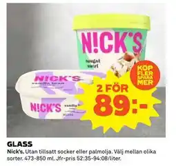 Coop GLASS, SEK 89 erbjuda