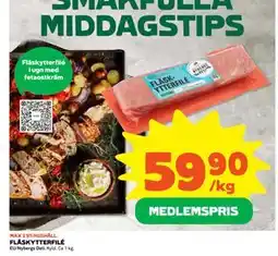 Coop FLÄSKYTTERFILÉ, Medlemspris erbjuda