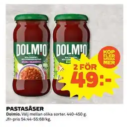 Coop PASTASÅSER, SEK 49 erbjuda