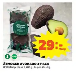 Coop ÄTMOGEN AVOKADO 3-PACK, SEK 29 erbjuda