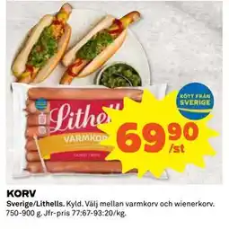 Coop KORV, SEK 69.9 erbjuda