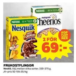 Coop FRUKOSTFLINGOR, SEK 69 erbjuda