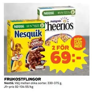 Coop FRUKOSTFLINGOR, SEK 69 erbjuda