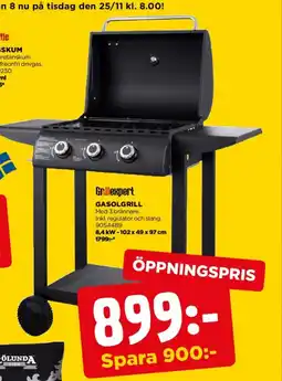 Jem&Fix Grwexpert gasolgrill erbjuda