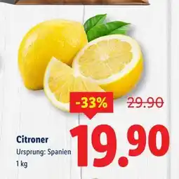 Lidl Citroner, SEK 19.9 erbjuda