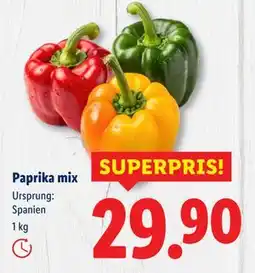 Lidl Paprika mix, SEK 29.9 erbjuda