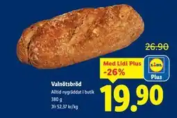 Lidl Valnötsbröd, Pris i appen erbjuda