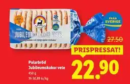 Lidl Polarbröd Jubileumskakor vete, SEK 22.9 erbjuda