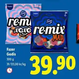 Lidl Fazer Godis, SEK 39.9 erbjuda