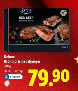 Lidl Deluxe Kronhjortsmedaljonger, SEK 79.9 erbjuda