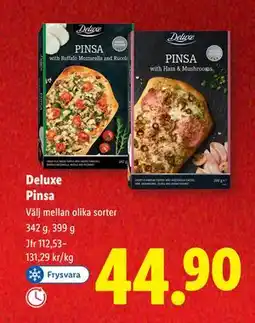Lidl Deluxe Pinsa, SEK 44.9 erbjuda