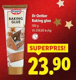 Lidl Dr Oetker Baking glue, SEK 23.9 erbjuda