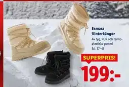 Lidl Esmara Vinterkängor, SEK 199 erbjuda