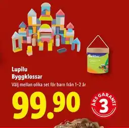 Lidl Lupilu Byggklossar, SEK 99.9 erbjuda