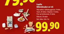 Lidl Lupilu Köksleksaker av trä, SEK 99.9 erbjuda