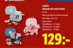 Lidl Lupilu Leksaksset med väska, SEK 129 erbjuda