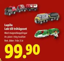 Lidl Lupilu Lok till trätågsset, SEK 99.9 erbjuda