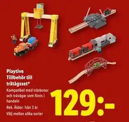 Lidl Playtive Tillbehör till trätågsset, SEK 129 erbjuda