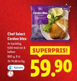 Lidl Chef Select Cordon bleu, SEK 59.9 erbjuda